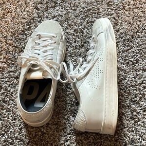 P448 white sneakers